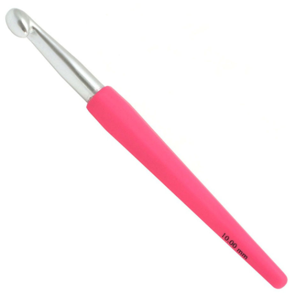 Крючок с мягкой цветной ручкой, 15 см (10.0)
