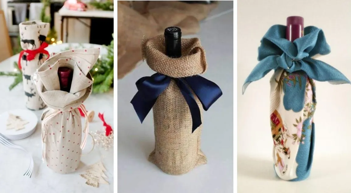 Как быстро и просто украсить бутылку к празднику Как быстро и просто украсить бутылку к празднику