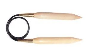 Спицы круговые "Jumbo Birch" KnitPro, 358 (35мм/80см)