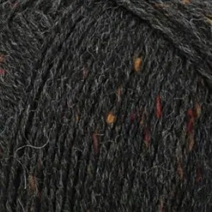Tweed /Твид/ пряжа Regia, 4 нитки, MEZ, 9801245 (00098, anthrazit tweed антрацитовый твид, черный)