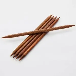 Спицы чулочные "Ginger" ламинированная береза, коричневый, KnitPro, 313 (2.25мм/12.5см)