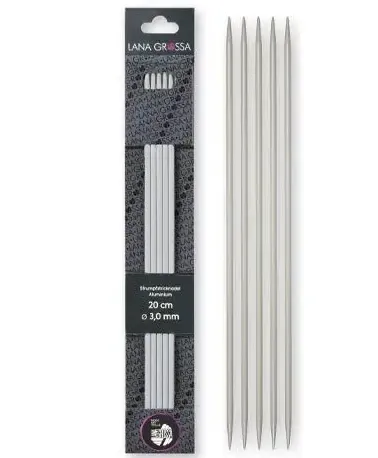 Чулочные спицы, алюминий, 20 см