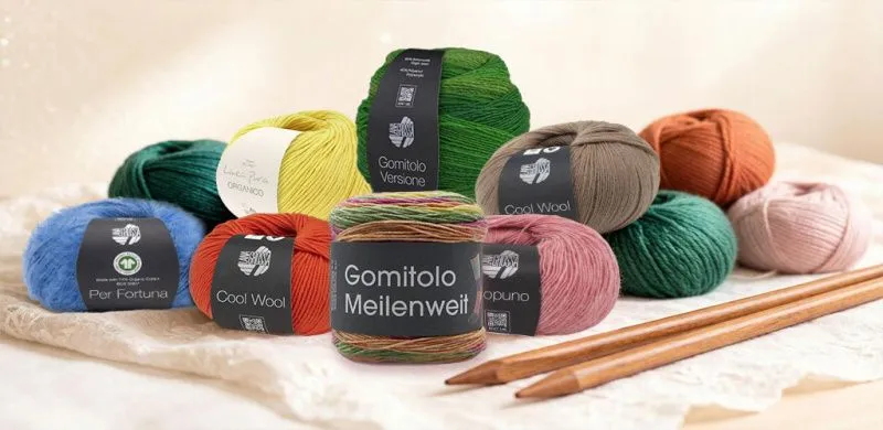 Палитра цветов пряжи Lana Grossa Cool Wool Big в наличии