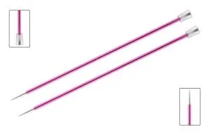 Спицы прямые "Zing" KnitPro, 473 (10мм/35см)