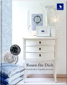 Книга "Rosen fur Dich" /Розы для тебя/, с ПЕРЕВОДОМ, Acufactum Ute Menze, K-4016