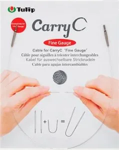 Тросик для съемных спиц CarryC "Fine Gauge", длина 40см, пластик, Tulip, CTMM-70 (Тросик для съемных спиц CarryC "Fine Gauge", длина 40см, пластик, Tulip, CTMM-70)