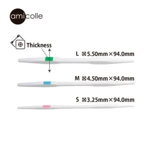 Спицы вспомогательные для кос "amicolle" 3,25мм/9,4см, 4,5мм/9,4см, 5,5мм/9,4см, Tulip, AC-069e (Спицы вспомогательные для кос "amicolle" 3,25мм/9,4см, 4,5мм/9,4см, 5,5мм/9,4см, Tulip, AC-069e)