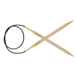 Спицы круговые укороченные "Basix Beech" KnitPro, 353 (10мм/80см)