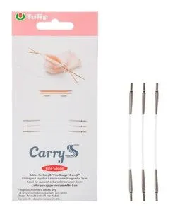 Тросик для чулочных спиц CarryS "Fine Gauge", длина 5см, пластик, Tulip, CSMM-02 (Тросик для чулочных спиц CarryS "Fine Gauge", длина 5см, пластик, Tulip, CSMM-02)
