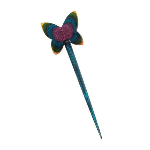 товар Застежка фибула, серия Flora - Бабочка, длина 16см, ламинированный бук, KnitPro, 20934 