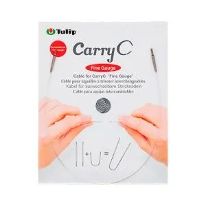 Тросик для съемных спиц CarryC "Fine Gauge", длина 60см, пластик, Tulip, CTMM-71 (Тросик для съемных спиц CarryC "Fine Gauge", длина 60см, пластик, Tulip, CTMM-71)
