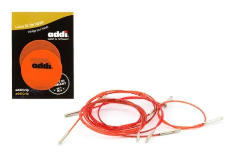 Набор круговых коротких спиц со сменными лесками addiClick Novel LACE Short Tips. Арт 730-2/000