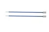 Спицы прямые "Zing" KnitPro, сапфировый (синий), 472 (4мм/30см)