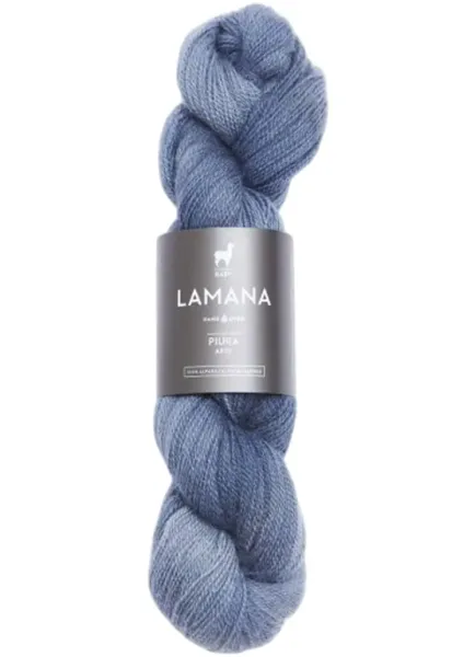 /Пиура Арте/ пряжа Lamana, 100% бэби альпака, 10*50г/400м (28 A, schiefergrau, Piura Arte