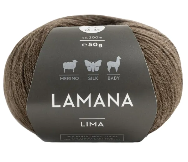 товар /Лима/ пряжа Lamana (50% шерсть мериноса, 25% бэби альпака, 25% шелк), 10*50г/200м (03, seidengrau, Германия 