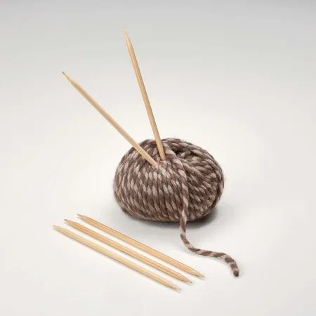 Спицы чулочные, бамбук, addiNature BAMBOO, длина 20 см, ADDI, 501-7