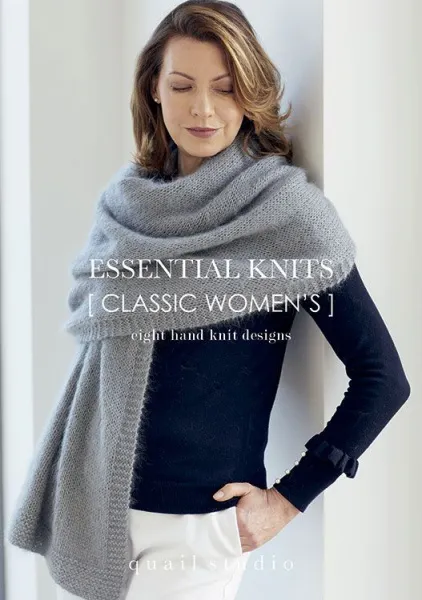 товар Книга Rowan "Essential Knits. Classic Women", дизайнер Quail Studio, 8 моделей, 9780993590856 ROWAN