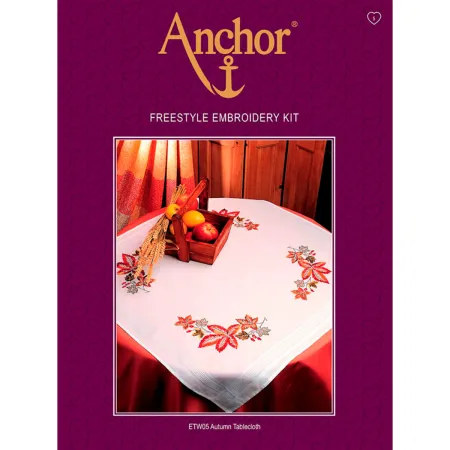 товар Набор для вышивания Anchor: скатерть "Autumn Tablecloth" 80*80см, MEZ Венгрия, ETW05 Венгрия 