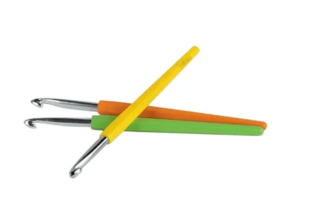 Крючок с мягкой цветной ручкой, 15 см (9.0)