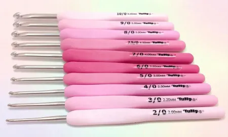 товар Крючок для вязания с ручкой "ETIMO Rose" 3мм, Tulip, TER-06e Япония 