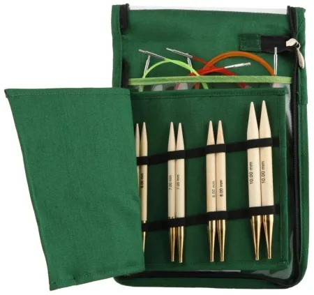 товар Набор "Deluxe" съемных спиц "Bamboo", 10 размеров, KnitPro, 22542 Индия 
