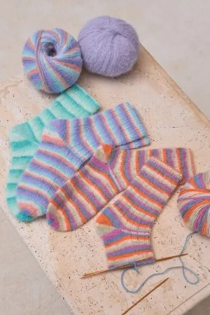 товар Пряжа 'MEILENWEIT 100 COSY SOCKS MULTI STRIPES' Италия 
