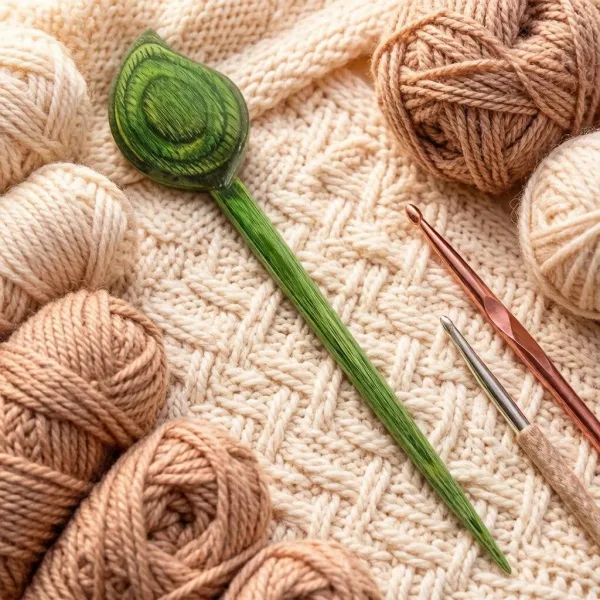 товар Застежка фибула "Petal", длина 16см, дерево, KnitPro, 20923 