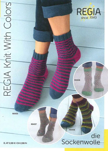 товар Буклет Regia "Knit with Colors", на немецком языке, MEZ, 9856757-00001 Германия товар Буклет Regia "Knit with Colors", на немецком языке, MEZ, 9856757-00001