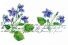 товар Набор для вышивания "Васильки" 28*16см, Acufactum Ute Menze, 2536 Германия 