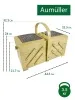 товар Шкатулка для рукоделия, бук, 3 этажа, светлый. Арт 31/151/1 Германия 