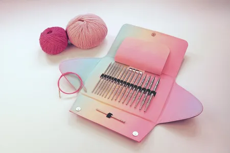 Набор круговых спиц со сменными лесками addiClick Unicorn Laсe Long. Арт 720-2