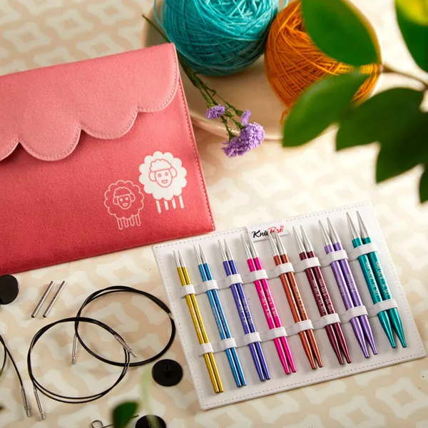 товар Набор "Deluxe" спиц съемных "Zing", KnitPro, длина 8 размеров, 474 Индия 