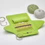 Набор круговых бамбуковых спиц со сменными лесками addiClick Nature BAMBOO. Арт 550-2/000