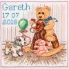 Набор для вышивания Anchor "Teddy Birth Sampler" 18*18см, MEZ, ACS48 (Набор для вышивания Anchor "Teddy Birth Sampler" 18*18см, MEZ Венгрия, ACS48)