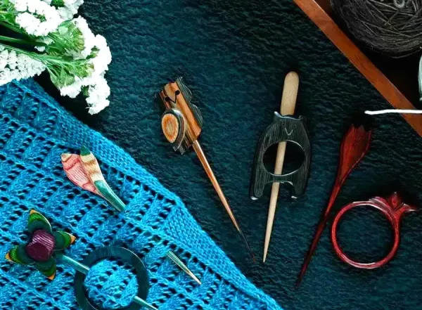 товар Застежка фибула "Twig", длина 16см, дерево, KnitPro, 20927 