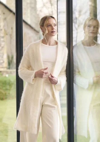 товар Инструкция Mode at Rowan по вязанию кардигана «Ovington» из пряжи Alpaca Haze, MIP12 