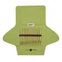 Набор круговых бамбуковых спиц со сменными лесками addiClick Nature BAMBOO. Арт 550-2/000
