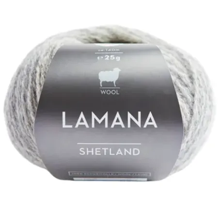 товар /Шетланд/ пряжа Lamana, 100% шерсть, 10*25г/140м (28, schiefergrau, Shetland Германия 