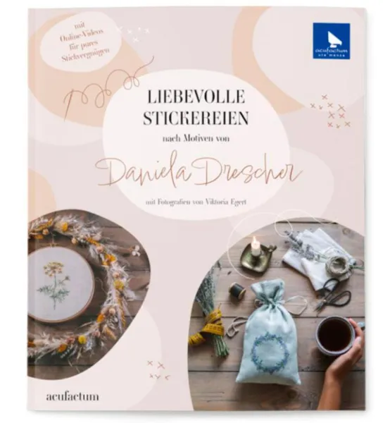 товар Книга "Liebevolle Stickereien nach Motiven von Daniela Drescher", Acufactum Ute Menze, K-4048 