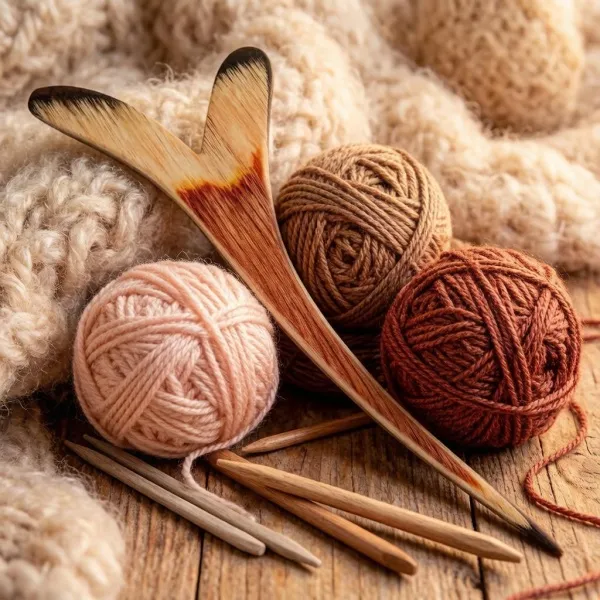 товар Застежка фибула "Twig", длина 16см, дерево, KnitPro, 20927 