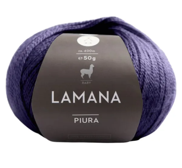 /Пиура/ пряжа Lamana, 100% бэби альпака, 10*50г/400м (28, schiefergrau, Piura