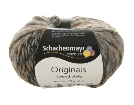 Tweed Style /Твид Стайл/ пряжа Schachenmayr Originals, MEZ, 9807573 (00081, *, bleu gris, серо-голубой)