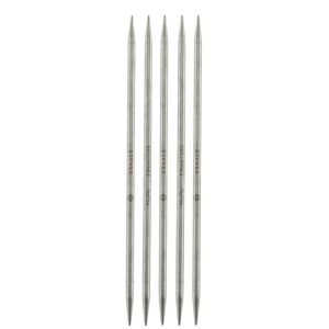 Спицы чулочные "Mindful" нержавеющая сталь, серебристый, 5шт в упаковке, KnitPro, 360 (5мм/20см)