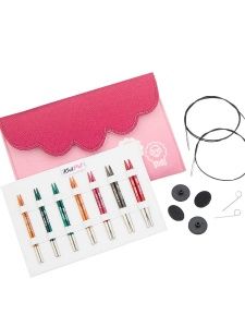 Набор "Midi" спиц съемных укороченных "Dreamz", длина 7 размеров, KnitPro, 200 (10см)