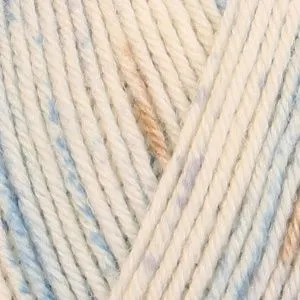 Silk Color /Силк Колор/ пряжа Regia Premium, 4 нитки, MEZ, 9801634 (00066, flashing color сверкание, голубой/молочный/розовый/синий)