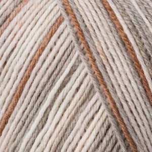 Regia 4-fadig Color 100g / Регия 4 нитки 100г/ пряжа Regia, 4 нитки, MEZ, 9801269 (07385, stone color цвет камня, бежевый/коричневый/серый)