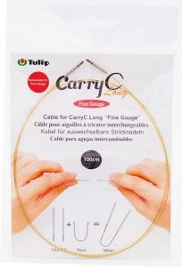 Тросик для съемных спиц "CarryC Long" - Fine Gauge, длина 100см, Tulip, CTMM-62 (Тросик для съемных спиц "CarryC Long" - Fine Gauge, длина 100см, Tulip, CTMM-62)