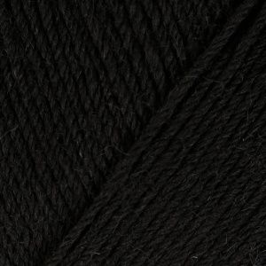 Regia 4-fadig 50g /Регия 4-фэдиг 50г/ пряжа, 4 нитки, MEZ, 9801276 (02066, schwarz, черный)