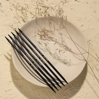 Спицы чулочные "Lantern Moon" эбеновое дерево, черный, 5шт в упаковке, KnitPro, 350