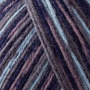 Regia 4-fadig Color 100g / Регия 4 нитки 100г/ пряжа Regia, 4 нитки, MEZ, 9801269 (07709, schneestern color снежная звезда, белый/серый)